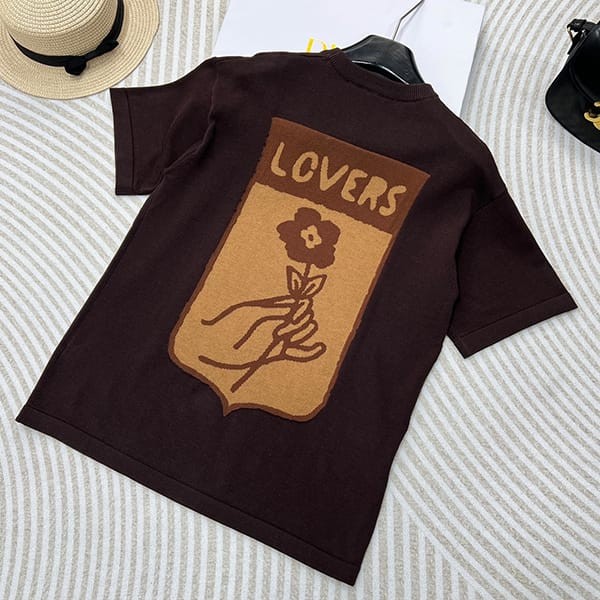 最安値挑戦ルイヴィトン トランク モチーフ 半袖 Tシャツ 1AFIWU